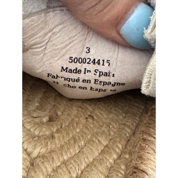 Free People Island Time Espadrille In White Slip-On Sandals  Size 39 - Picture 8 of 12